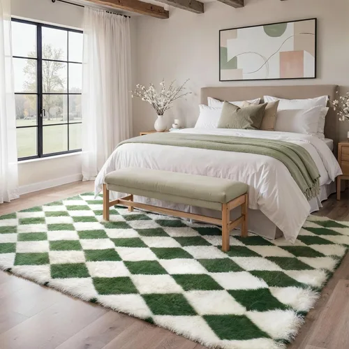Miniatura 106 de GENIMO Alfombra antideslizante de 2 x 6 pies, lavable para pasillos de cocina, alfombras de cocina modernas abstractas, alfombra ligera de pelo bajo