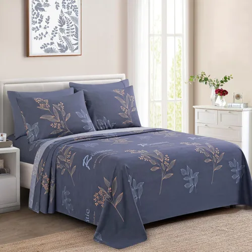 Miniatura 25 de Marina Decoration Ropa de cama ultra suave y sedosa con bolsillo profundo, rayón derivado de bambú para todas las estaciones, juego de sábanas de 6