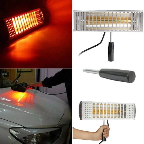 Miniatura 8 de DATOUBOSS Lámpara de Curado de Pintura Infrarroja de 1000W Lámpara de Calor Infrarroja de Onda Corta para Reparación de Carrocería de Automóvil
