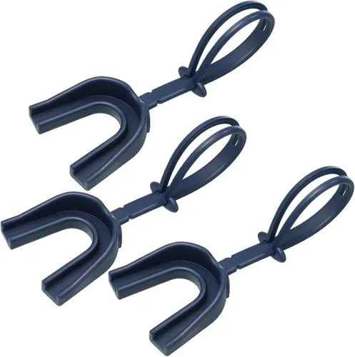 Miniatura 10 de TOODOO 3 protectores bucales de fútbol con correa para jóvenes, protector bucal suave para jóvenes, boquilla de fútbol para boxeo, lacrosse, Negro