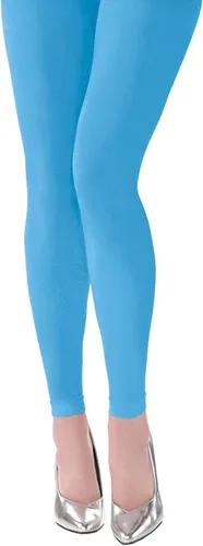 Miniatura 2 de Medias sin pies de color azul claro para adultos (paquete de 1), suaves, elásticas, elegantes y cómodas, perfectas para baile, yoga y uso diario