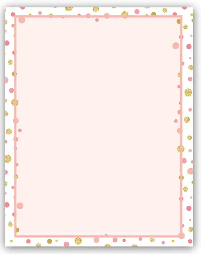 Miniatura 7 de Papelería rústica floral azul - 8.5 x 11 - 60 hojas de papel con membrete - Papel con membrete con borde (Floral azul)