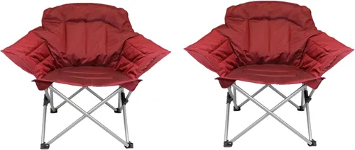 Miniatura 7 de Zenithen Limited - Silla plegable portátil acolchada Guidesman, perfecta para camping, eventos deportivos al aire libre, muebles de patio y Gris