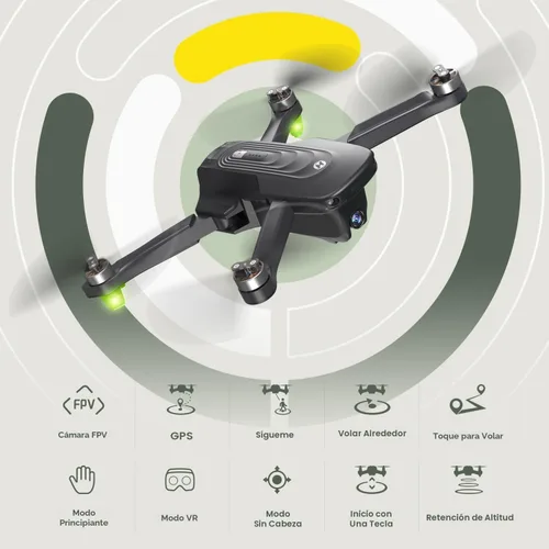 Miniatura 5 de Holy Stone HS175D Drone GPS con cámara 4K para adultos, menos de 8.78 oz, cuadricóptero RC plegable con retorno automático, vuelo de 46 minutos