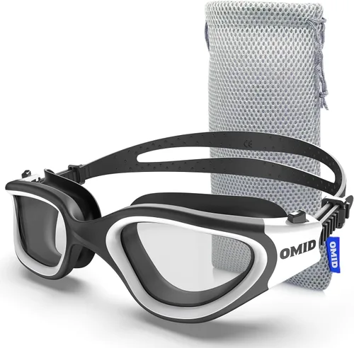 Miniatura 12 de OMID P2 Lite - Gafas de natación cómodas antivaho para hombres, mujeres, adultos y jóvenes Lente B2-azul Marco Blueblack