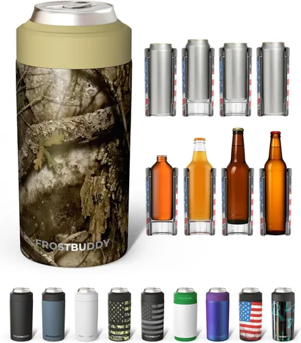 Miniatura 55 de Frost Buddy Universal Can Cooler - Fits all - Stainless Steel Can Cooler for 12 oz & 16 oz Regular or Slim Cans & Bottles - Stainless Steel