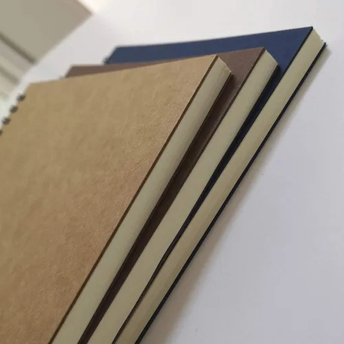 Miniatura 4 de YUREE - Cuaderno en espiral/Diario en espiral rayado, cuaderno con tapa dura de papel kraft marrón B5, alambre encuadernado, 70 hojas (140 páginas)