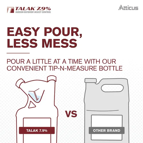 Miniatura 5 de Atticus Talak 7.9% Control de insectos para interiores y exteriores, concentrado de bifentrina (32 onzas)