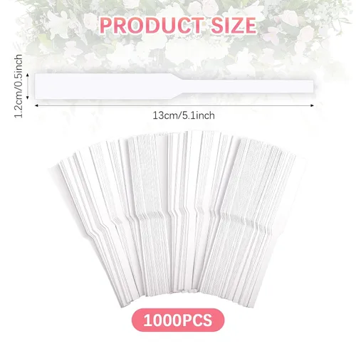 Miniatura 2 de 1000 tiras de fragancia, tiras de prueba de perfume, desechables, aceites esenciales, probador de papel para pruebas de aromaterapia, fragancias
