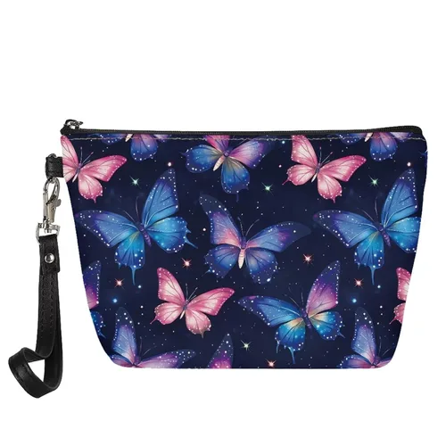 Miniatura 24 de AFPANQZ Bolsas de maquillaje de viaje personalizadas para mujeres y niñas, bolsa de almacenamiento de artículos de tocador, bolso al aire libre