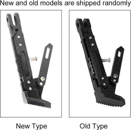 Miniatura 9 de Soporte para motocicleta, accesorios de motocicleta Modificado CNC Trípode ajustable Kickstand Soporte lateral