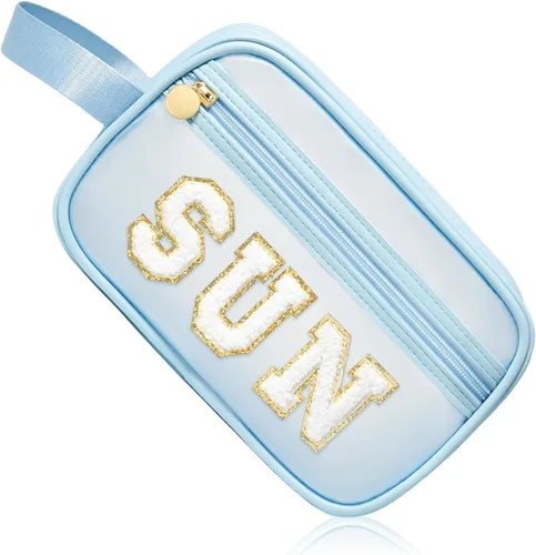 Miniatura 20 de COSHAYSOO Bolsas transparentes para aperitivos, bolsa de viaje para mujeres y niñas, lindas vacaciones de verano, playa, piscina, día del lago