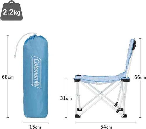 Miniatura 2 de Coleman Malla para silla de ventilador (azul cristal)