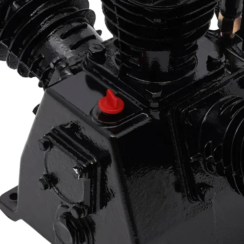 Miniatura 7 de Bomba de compresor de aire de servicio pesado 4-5HP, bomba de compresor de hierro fundido de 3 cilindros 10-12 CFM con filtros de aire triples