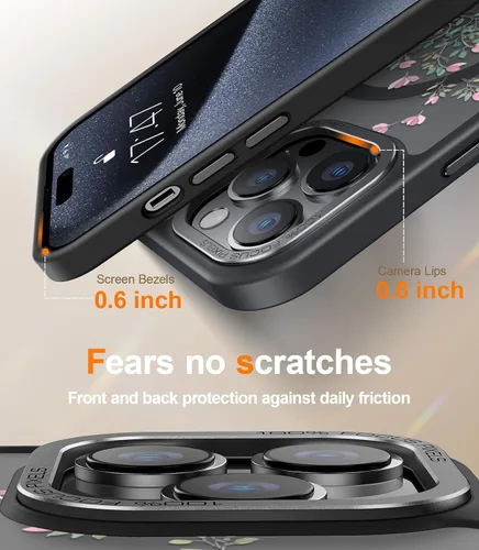 Miniatura 232 de Goodon para iPhone 15 Pro Max con protector de pantalla de privacidad, compatible con Magsafe, funda translúcida mate a prueba de golpes - Linda
