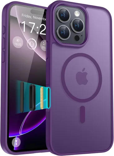 Miniatura 18 de Funda para teléfono Google Pixel 9 Pro XL, Compatible con Magnético, Protección contra Caídas de Grado Militar Translúcida Mate Resistente a Golpes