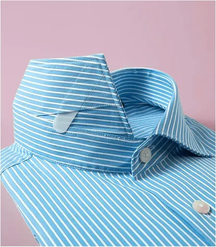 Miniatura 2 de 200 soportes de cuello de plástico para camisa de vestir para hombre, 3 tamaños