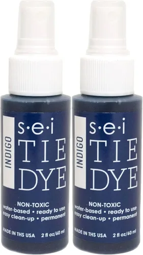 Miniatura 38 de S.E.I. Botella de spray de teñido anudado de caléndula: 2 oz. Spray de tinte de tela no tóxico, tinte permanente para ropa DIY, One Step