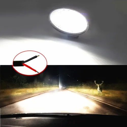 Miniatura 3 de Ourbest luces de trabajo llevadas del tractor, foco llevado ovalado de la luz de conducción de 6inch (sin flash)