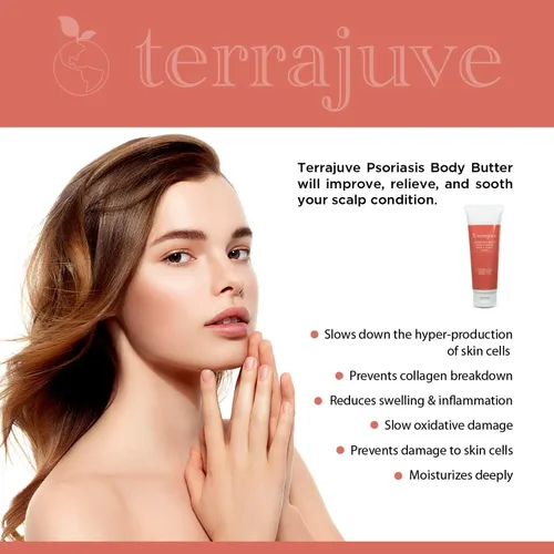 Miniatura 6 de Terrajuve Acondicionador de máscara de psoriasis para cabello y cuero cabelludo, hidratante natural, loción calmante para piel seca, picazón, roja