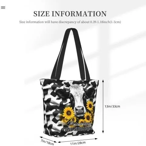 Miniatura 3 de Tiger King Print Canvas Tote Bolsa de comestibles Bolsos con estampado de tigre Bolsas de hombro
