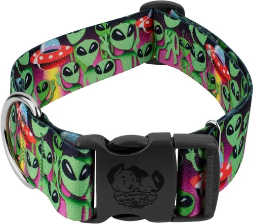 Miniatura 10 de Country Brook Petz - HossFit Jr - Collar ancho para perro diario - Colección Geek Chic con diseños para cualquier mega fan