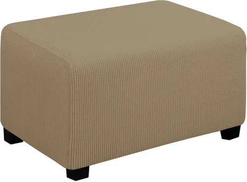 Miniatura 102 de Easy-Going Funda Elástica para Otomana Taburete de Almacenamiento Plegable Protector de Muebles Funda Rectangular Suave con Parte Inferior Elástica