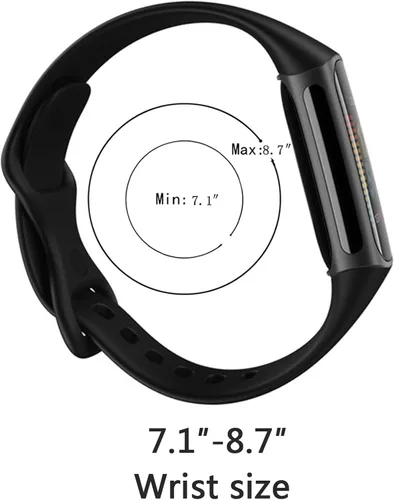Miniatura 3 de Bandas de repuesto compatibles con Fitbit Charge 5/Fitbit Charge 6 bandas para mujeres y hombres, pulseras deportivas de silicona para mujeres
