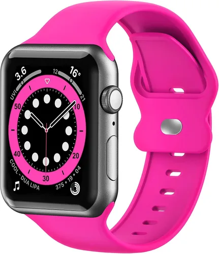 Correas mejoradas compatibles con Apple Watch Band de 1.496 in, 1.575 in, 1.614 in, 1.654 in, 1.732 in, 1.772 in, para mujeres y hombres, correa de