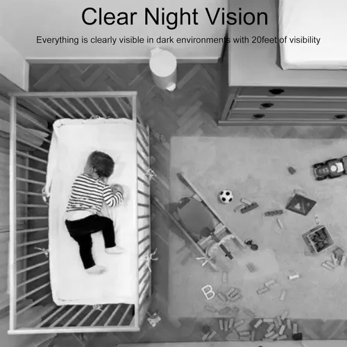 Miniatura 8 de Cámara oculta 4K Ultra WiFi, cámaras con forma de detector de humo con visión nocturna clara, batería recargable de 800 mAh, grabación de video