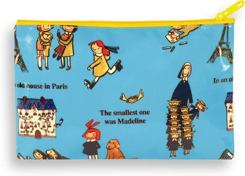 Miniatura 14 de YOTTOY Madeline Collection - Juego de té de lata para niños de 23 piezas con ilustraciones, monogramas, estuche de transporte Juego de té Madeline