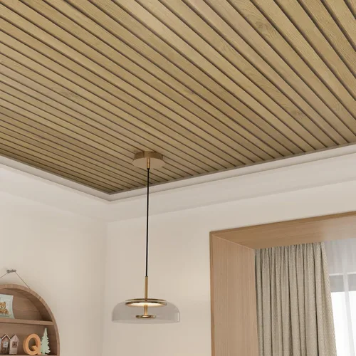 Miniatura 6 de Livelynine Papel tapiz de listones de madera para despegar y pegar, extraíble, papel de contacto de madera natural, para despegar y pegar