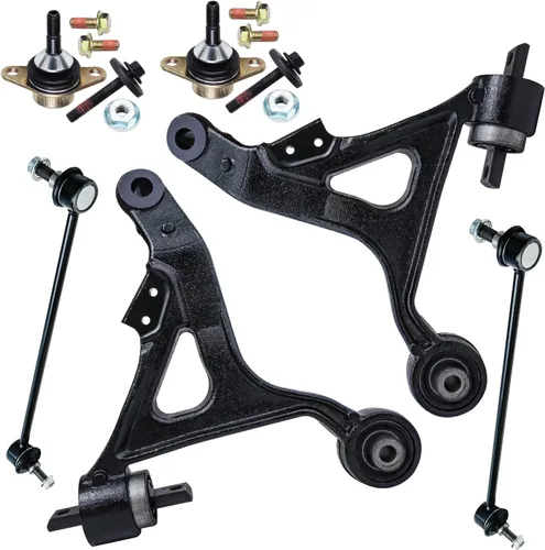 Miniatura 46 de Detroit Axle - Kit de brazos de control de extremo delantero 4WD para Ford 04-08 F-150, 06-08 Lincoln Mark LT, 4 extremos de barra de acoplamiento