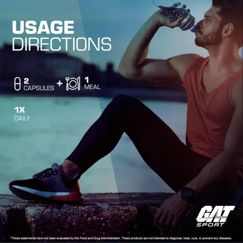Miniatura 6 de GAT SPORT Tabletas multivitamínicas premium para hombres Multi + Test (60 unidades)