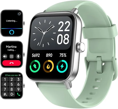 Miniatura 13 de Relojes inteligentes para hombres y mujeres, para hacer o responder llamadas, Alexa integrado, rastreador de actividad física HD de 1.8 pulgadas