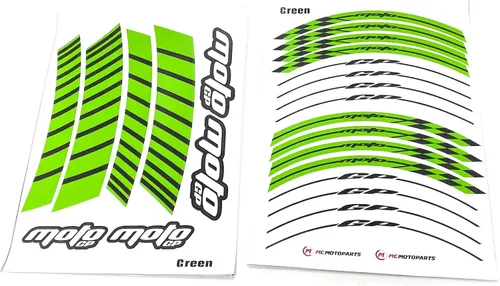 Miniatura 2 de MC MOTOPARTS Calcomanías de llantas de 17 pulgadas compatibles con ZX10R ZX10RR ZX-6R ZX-6RR 636 Z900 Z1000 Z650 Ninja 400 Ninja 500 R Z500 2024