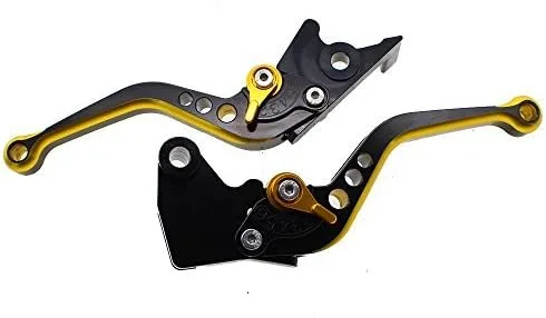 Miniatura 5 de FXCNC Racing Short Billet - Palanca de embrague de freno ajustable para motocicleta de doble color, compatible con YZF R3 R25 2013-2020, MT-03 MT-25