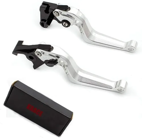 Miniatura 12 de Krace CNC 3D textura motocicleta ajustable forma de serpiente tipo embrague palancas de freno para Honda Z125 mono bike 2018-2019 CB300R 2019