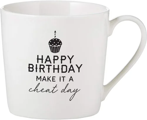 Miniatura 6 de SB Design Studio D4441 SIPS - Taza de café de porcelana de hueso, 14 onzas, agradable de decir