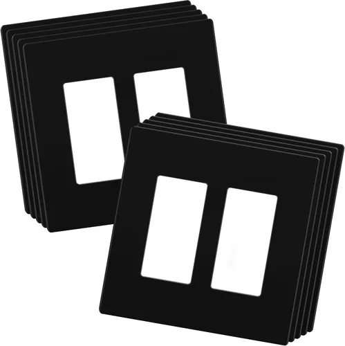 Miniatura 133 de LIDER Placa de pared decorativa sin tornillos para interruptor, resistente a los impactos, plexiglás de acrílico espejado, renovación moderna