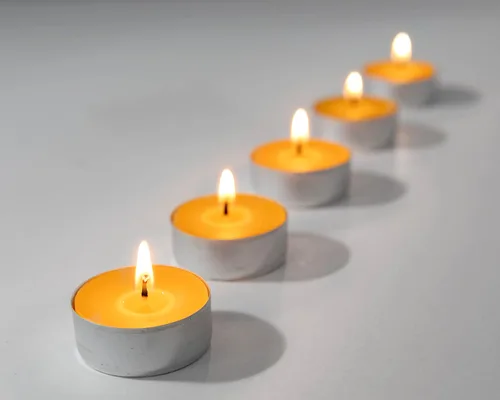 Miniatura 2 de The Beeswax Co - Velas de cera de abejas, aroma a miel natural, para el hogar, larga duración y ecológica, mecha de algodón, quema lenta, cera