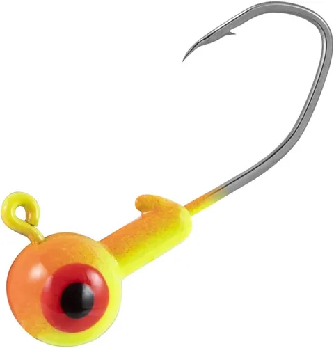 Miniatura 12 de Dr.Fish Paquete de 20 cabezas de plantilla de pesca, plantillas de cangrejo, bolas redondas, anzuelos de pesca de agua dulce, señuelos de pesca