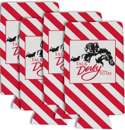 Miniatura 4 de VictoryStore SLIM Derby Enfriadores de latas y bebidas Derby, Talk Derby To Me Sknny - Enfriadores de latas, suministros para fiestas de carreras