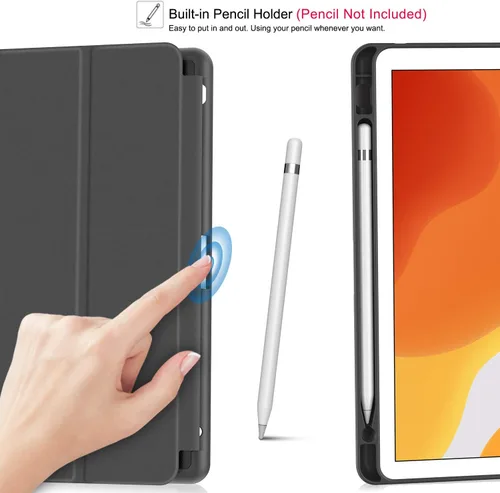 Miniatura 4 de Soke - Funda para iPad de 9ª generación 2021/8ª generación 2020/7ª generación 2019 con soporte para lápices - Funda de protección premium a prueba