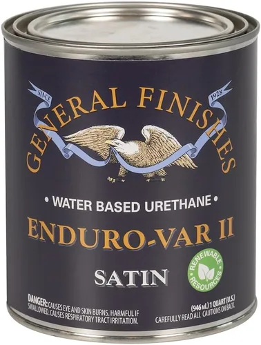 Miniatura 6 de General Finishes Enduro-VAR II - Capa superior de uretano a base de agua, 1 galón, semibrillante