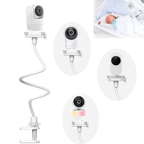 Miniatura 9 de Soporte para monitor de bebé compatible con Momcozy, Nanit Pro y Flex Stand, Hellobaby, Blemil, Comfyer BM01, óptica infantil, ANMEATE SM935E, Vava
