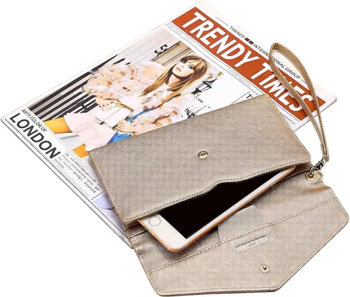 Miniatura 3 de Krosslon - Cartera para viajes con seguridad RFID para pasaporte, organizador de documentos, con correa para la muñeca