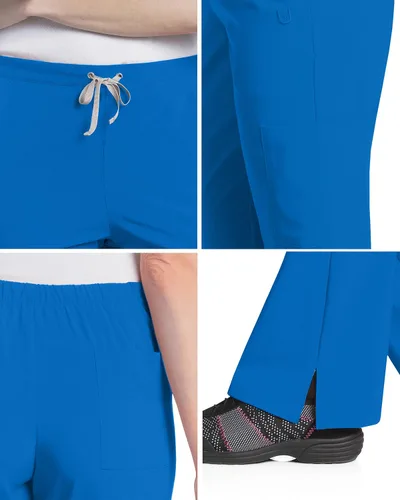 Miniatura 6 de Urbane Women's Performance Tailored Fit Stretch 6-Pkt Cargo Scrub Pants 9312
