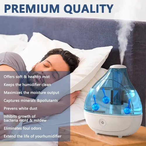 Miniatura 5 de Limpiador de Tanque de Humidificador, Bola de Limpieza de Desmineralización Raipoment, Compatible con Humidificadores de Vapor, Pecera, Purifica