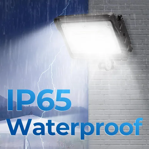 Miniatura 7 de CINOTON - Luz de inundación LED de atardecer a amanecer al aire libre de 50 W, luminaria de pared de seguridad impermeable IP65 de 7000 lúmenes